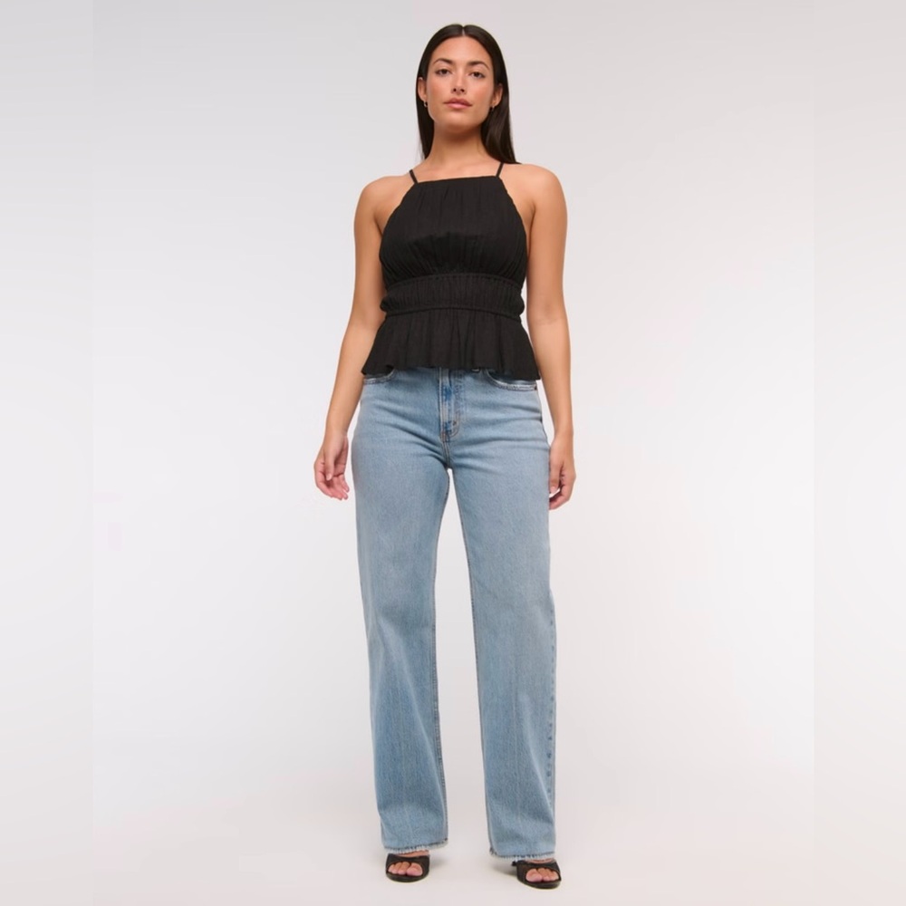 Abercrombie & Fitch Curve Love High Rise The 90s Relaxed